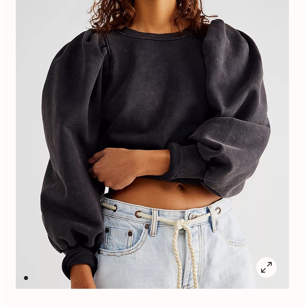 Free People Ballon sleeve Pullover